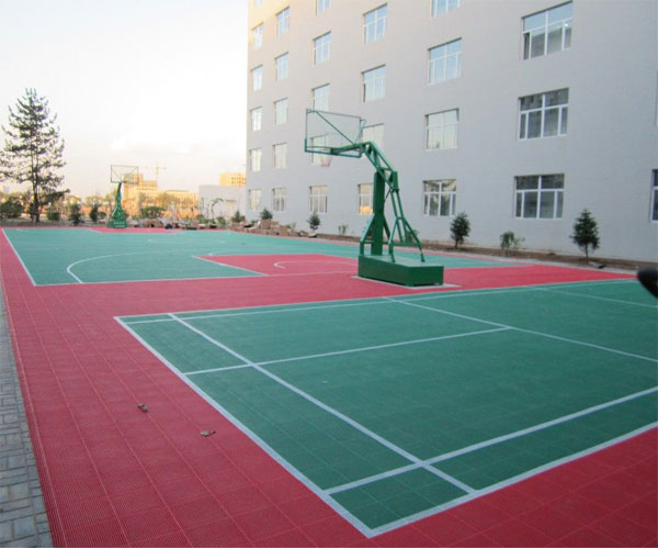 籃球場懸浮拼裝地板